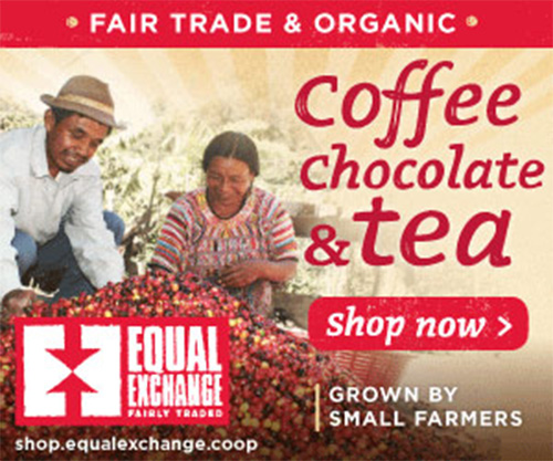 fair trade organic coffee, chocolate, tea by equal exchange