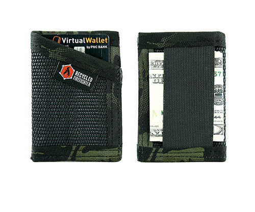 firehose money clip wallet by recycled firefighter