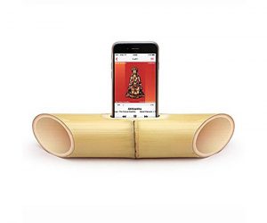 ibamboo bamboo wooden iphone portable speaker