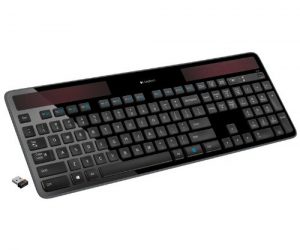 logitech solar powered wireless keyboard