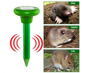 redeo solar powered mole repeller for moles rats mice
