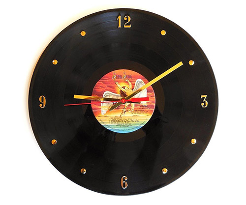 vinyl record wall clocks by records and stuff