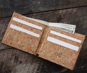 vegan wallet made from cork leather